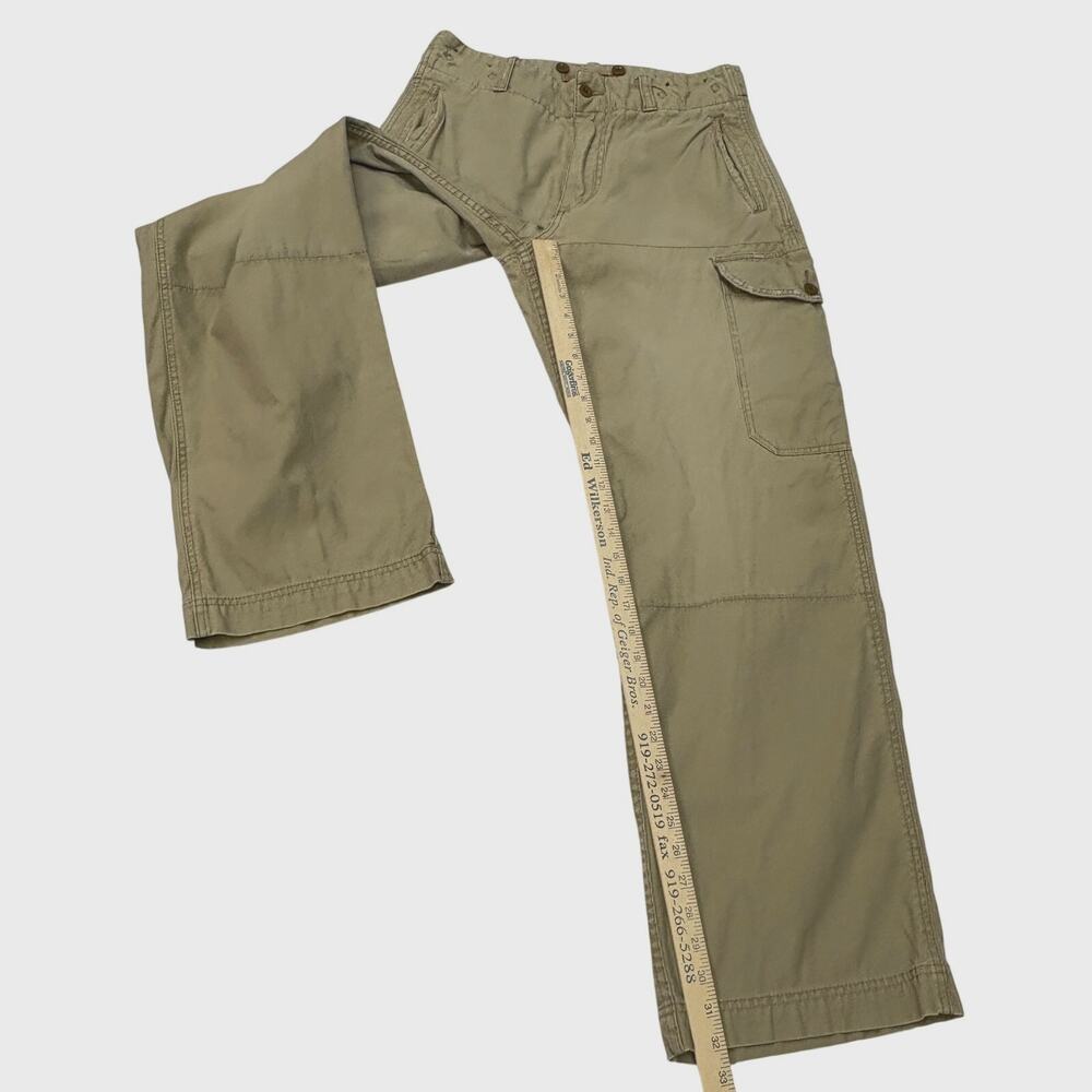 American Eagle Cargo Pants Mens Size 32x34 Tan Military Field Surplus Trousers - Picture 9 of 10